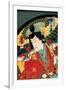 Actor Ichimura Uzaemon-Kunichika toyohara-Framed Premium Giclee Print