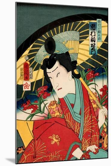 Actor Ichimura Uzaemon-Kunichika toyohara-Mounted Giclee Print