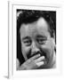 Actor Jackie Gleason Hiding His Mustache-Robert W^ Kelley-Framed Premium Photographic Print