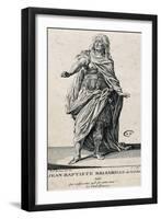 Actor Jean-Baptiste Britard, known as Brizard, in Role of Old Horace in Horace-Pierre Corneille-Framed Giclee Print