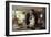 Actor John Wayne at Home with His Son Ethan and Daughter-John Dominis-Framed Photographic Print