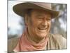 Actor John Wayne During Filming of Western Movie "The Undefeated"-John Dominis-Mounted Premium Photographic Print