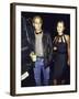 Actor Johnny Depp and Model Kate Moss at a Book Party at Danzinger Gallery-Dave Allocca-Framed Premium Photographic Print