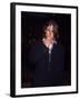 Actor Johnny Depp Smoking a Cigarette-null-Framed Premium Photographic Print