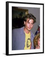 Actor Johnny Depp-null-Framed Premium Photographic Print