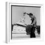 Actor Jose Pantieri Clowning around in Tuileries Gardens, Paris, 1962-null-Framed Photo