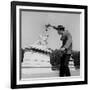 Actor Jose Pantieri Clowning around in Tuileries Gardens, Paris, 1962-null-Framed Photo