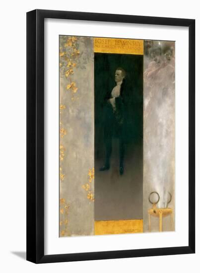 Actor Josef Lewinsky as Carlos, 1895-Gustav Klimt-Framed Giclee Print