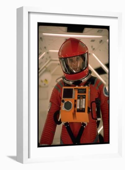 Actor Keir Dullea in Space Suit in Scene from Motion Picture "2001: A Space Odyssey"-Dmitri Kessel-Framed Photographic Print