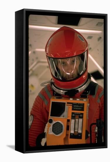 Actor Keir Dullea in Space Suit in Scene from Motion Picture "2001: A Space Odyssey"-Dmitri Kessel-Framed Stretched Canvas