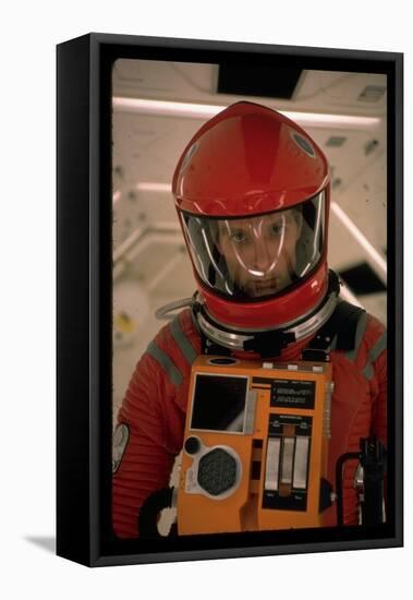 Actor Keir Dullea in Space Suit in Scene from Motion Picture "2001: A Space Odyssey"-Dmitri Kessel-Framed Stretched Canvas