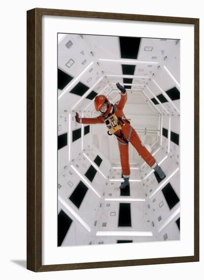 Actor Keir Dullea Wearing Space Suit in Scene from Motion Picture "2001: a Space Odyssey", 1968-Dmitri Kessel-Framed Photographic Print