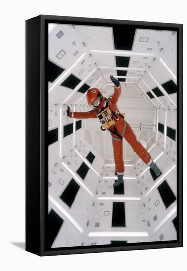 Actor Keir Dullea Wearing Space Suit in Scene from Motion Picture "2001: a Space Odyssey", 1968-Dmitri Kessel-Framed Stretched Canvas