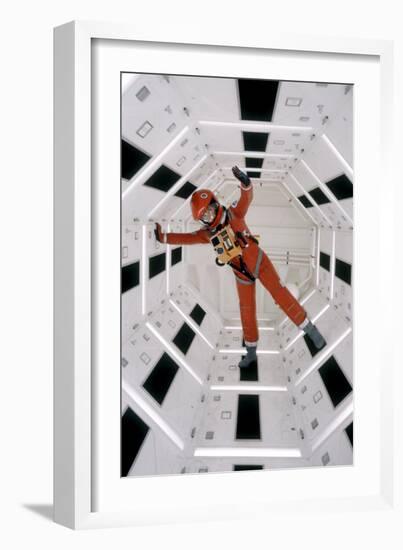 Actor Keir Dullea Wearing Space Suit in Scene from Motion Picture "2001: a Space Odyssey", 1968-Dmitri Kessel-Framed Photographic Print