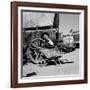 Actor Kirk Douglas Clowning on the Set of the Western Action Film "Gunfight at O.K. Corral"-Ralph Crane-Framed Premium Photographic Print