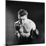 Actor Kirk Douglas in a Boxing Pose-Allan Grant-Mounted Premium Photographic Print