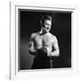 Actor Kirk Douglas in a Boxing Pose-Allan Grant-Framed Premium Photographic Print