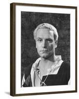 Actor Laurence Olivier in the Title Role of the Movie "Hamlet"-null-Framed Premium Photographic Print