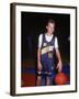 Actor Leonardo Dicaprio in Basketball Uniform-null-Framed Premium Photographic Print