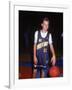 Actor Leonardo Dicaprio in Basketball Uniform-null-Framed Premium Photographic Print