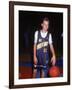 Actor Leonardo Dicaprio in Basketball Uniform-null-Framed Premium Photographic Print