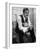 Actor Marcello Mastroianni in a Scene From the Movie "Marriage Italian Style"-Alfred Eisenstaedt-Framed Premium Photographic Print