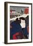 Actor Miyamoto Musashi, Japanese Wood-Cut Print-Lantern Press-Framed Art Print