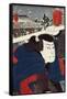 Actor Miyamoto Musashi, Japanese Wood-Cut Print-Lantern Press-Framed Stretched Canvas