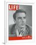 Actor Montgomery Clift, December 6, 1948-Bob Landry-Framed Photographic Print