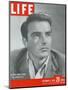 Actor Montgomery Clift, December 6, 1948-Bob Landry-Mounted Premium Photographic Print