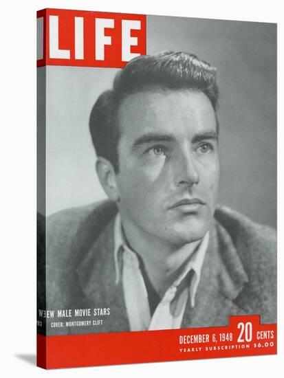 Actor Montgomery Clift, December 6, 1948-Bob Landry-Stretched Canvas