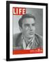 Actor Montgomery Clift, December 6, 1948-Bob Landry-Framed Photographic Print