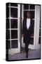 Actor Morgan Freeman Standing Near Doorway at Rita Moreno Tribute Held at Beverly Wilshire Hotel-Mirek Towski-Stretched Canvas