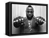 Actor Mr. T before Appearance on David Letterman Show Promoting 'Rocky Iii', NY, June 30, 1982-0 0-Framed Stretched Canvas