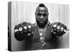 Actor Mr. T before Appearance on David Letterman Show Promoting 'Rocky Iii', NY, June 30, 1982-0 0-Stretched Canvas