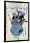 Actor Onoe Kikugoro III as Oboshi Yuranosuke, Japanese Wood-Cut Print-Lantern Press-Framed Art Print