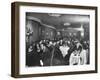 Actor Orson Welles at Table on Left with Cigar in His Mouth-Alfred Eisenstaedt-Framed Premium Photographic Print