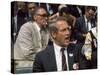 Actor Paul Newman and Playwright Arthur Miller Attending the Democratic National Convention-null-Stretched Canvas