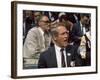 Actor Paul Newman and Playwright Arthur Miller Attending the Democratic National Convention-null-Framed Photographic Print