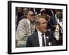 Actor Paul Newman and Playwright Arthur Miller Attending the Democratic National Convention-null-Framed Photographic Print