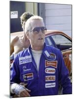 Actor Paul Newman at Car Race-null-Mounted Premium Photographic Print