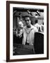 Actor Paul Newman Raising a Glass During an Informal Party-Leonard Mccombe-Framed Premium Photographic Print