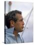 Actor Paul Newman Taking a Cigarette Break-Mark Kauffman-Stretched Canvas