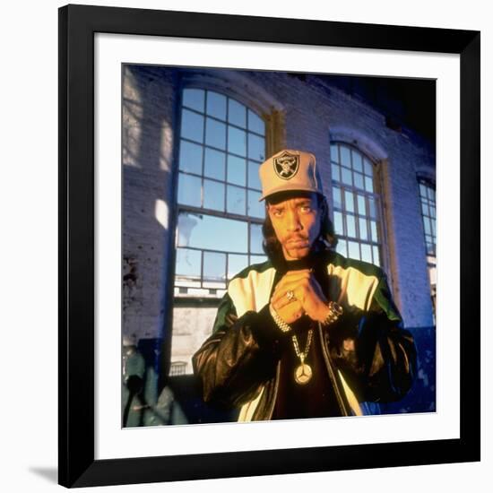 Actor Rapper Ice T-Ted Thai-Framed Premium Photographic Print