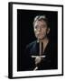 Actor Richard Burton Gripping Hilt of Sword During Scene from "Hamlet" on Broadway-George Silk-Framed Premium Photographic Print