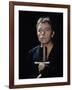 Actor Richard Burton Gripping Hilt of Sword During Scene from "Hamlet" on Broadway-George Silk-Framed Premium Photographic Print