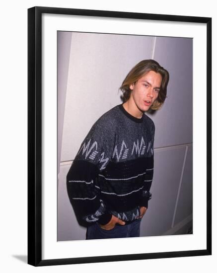 Actor River Phoenix-David Mcgough-Framed Premium Photographic Print