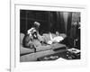 Actor Robert Redford and His Family at Home-John Dominis-Framed Premium Photographic Print