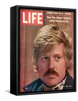 Actor Robert Redford, February 6, 1970-John Dominis-Framed Stretched Canvas