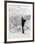 Actor Robert Redford Skiing-John Dominis-Framed Premium Photographic Print